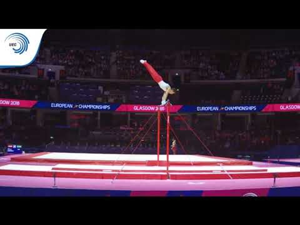 Dzianis SANUVONH (BLR) - 2018 Artistic Gymnastics Europeans, qualification high bar