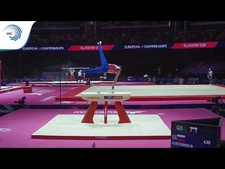 Nikolai KUKSENKOV (RUS) - 2018 Artistic Gymnastics Europeans, qualification pommel horse