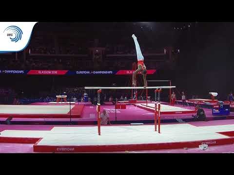 Henji MBOYO (SUI) - 2018 Artistic Gymnastics Europeans, qualification parallel bars