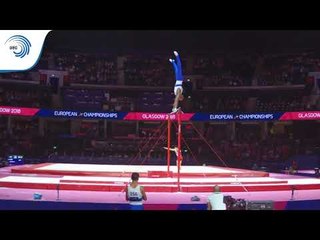 Axel AUGIS (FRA) - 2018 Artistic Gymnastics Europeans, qualification high bar