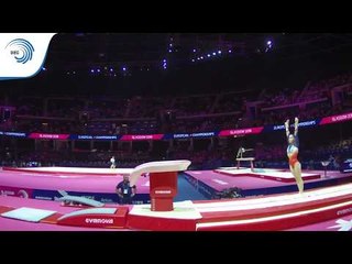 Laura IACOB (ROU) - 2018 Artistic Gymnastics Europeans, qualification vault