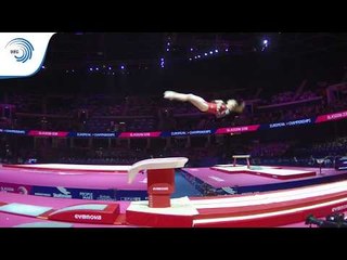Diana VARINSKA (UKR) - 2018 Artistic Gymnastics Europeans, qualification vault