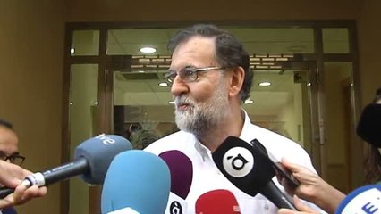 Descargar video: Rajoy se incorpora al trabajo sin nervios: 