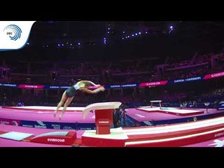 Tisha VOLLEMAN (NED) - 2018 Artistic Gymnastics Europeans, qualification vault