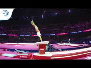 Mariana PITREZ (POR) - 2018 Artistic Gymnastics Europeans, qualification vault