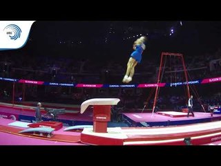 Ares FEDERICI (ITA) - 2018 Artistic Gymnastics Europeans, junior vault bronze medallist