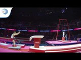 Justin PESESSE (BEL) - 2018 Artistic Gymnastics Europeans, junior vault final
