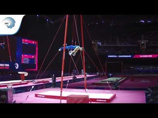 Roman VASHCHENKO (UKR) - 2018 Artistic Gymnastics Europeans, junior rings final