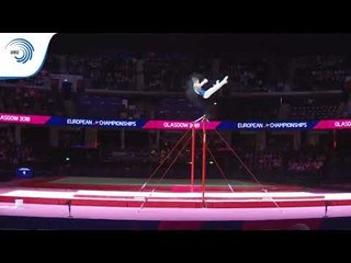 Iurii BUSSE (RUS) - 2018 Artistic Gymnastics Europeans, junior high bar final