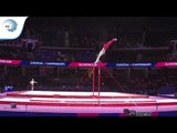 Sviataslau DRANITSKI (BLR) - 2018 Artistic Gymnastics Europeans, junior qualification horizontal bar