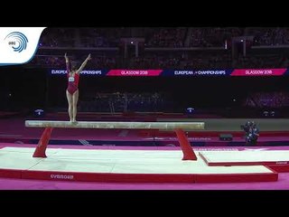 Pauline SCHAEFER (GER) - 2018 Artistic Gymnastics Europeans, beam final
