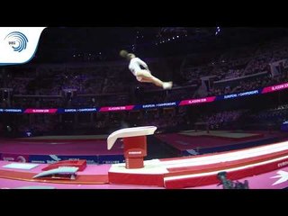 Coline DEVILLARD (FRA) - 2018 Artistic Gymnastics Europeans, vault final