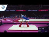 Roman VASHCHENKO (UKR)  - 2018 Artistic Gymnastics Europeans, junior qualification pommel horse