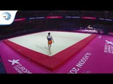 Jermain GRUENBERG (NED) - 2018 Artistic Gymnastics Europeans, junior qualification floor