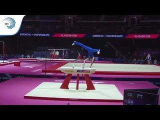 Eyal INDIG (ISR)  - 2018 Artistic Gymnastics Europeans, junior qualification pommel horse