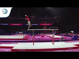 Filipe ALMEIDA (POR) - 2018 Artistic Gymnastics Europeans, junior qualification parallel bars
