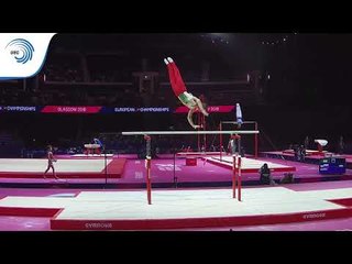 Guilherme CAMPOS (POR) - 2018 Artistic Gymnastics Europeans, junior qualification parallel bars