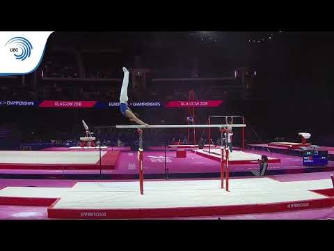 Luis IL SUNG (SWE) - 2018 Artistic Gymnastics Europeans, junior qualification parallel bars
