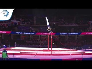 Gytis CHASAZYROVAS (LTU) - 2018 Artistic Gymnastics Europeans, junior qualification horizontal bar