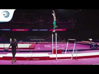Emma SLEVIN (IRL) - 2018 Artistic Gymnastics Europeans, junior qualification bars