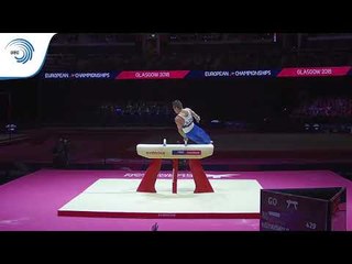 David BELYAVSKIY (RUS) - 2018 Artistic Gymnastics Europeans, pommel horse final