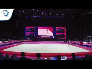 Yana VORONA (RUS) - 2018 Artistic Gymnastics Europeans, junior qualification floor