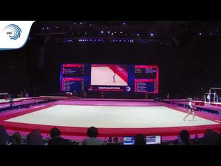 Ganna METELITSA (BLR) - 2018 Artistic Gymnastics Europeans, junior qualification floor