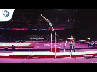 Cemre KENDIRCI (TUR ) - 2018 Artistic Gymnastics Europeans, junior qualification bars