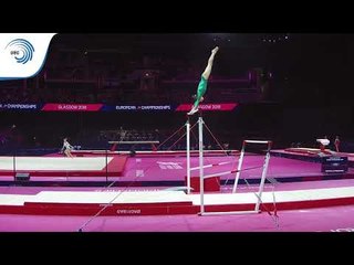 Kate MOLLOY (IRL) - 2018 Artistic Gymnastics Europeans, junior qualification bars