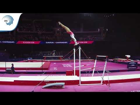 Raya APOSTOLOVA (BUL) - 2018 Artistic Gymnastics Europeans, junior qualification bars