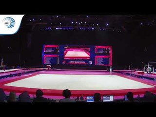 Daria MURZHAK (UKR) - 2018 Artistic Gymnastics Europeans, junior qualification floor