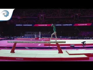 Jane HEFFERNAN (IRL) - 2018 Artistic Gymnastics Europeans, junior qualification beam