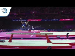 Asimina SEVASTOPOULOU (GRE) - 2018 Artistic Gymnastics Europeans, junior qualification beam