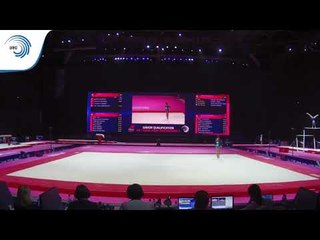 Gudrun HARDARDOTTIR (ISL) - 2018 Artistic Gymnastics Europeans, junior qualification floor