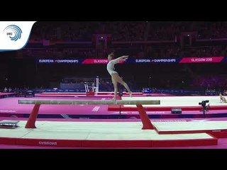 Emelie PETZ (GER) - 2018 Artistic Gymnastics Europeans, junior qualification beam