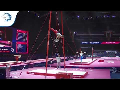 Bidzina SITCHINAVA (GEO) - 2018 Artistic Gymnastics Europeans, junior qualification rings
