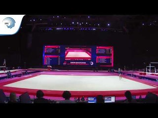 Mari KANTER (NOR) - 2018 Artistic Gymnastics Europeans, junior qualification floor