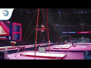 Quentin BRANDENBURGER (LUX) - 2018 Artistic Gymnastics Europeans, junior qualification rings