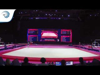 Aino NAMTVEDT (NOR) - 2018 Artistic Gymnastics Europeans, junior qualification floor
