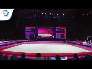 Anahit ASSADOURIAN (ARM) - 2018 Artistic Gymnastics Europeans, junior qualification floor