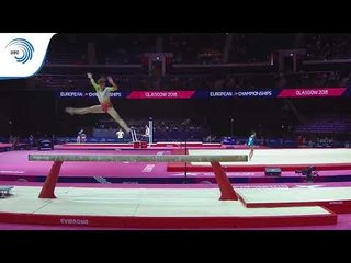Beatriz CARDOSO (POR) - 2018 Artistic Gymnastics Europeans, junior qualification beam