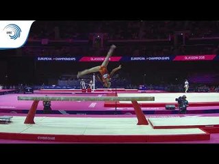 Astrid DE ZEEUW (NED) - 2018 Artistic Gymnastics Europeans, junior qualification beam
