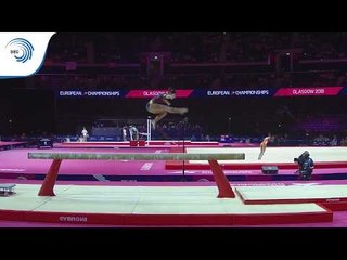 Lorena MEDINA (ESP) - 2018 Artistic Gymnastics Europeans, junior qualification beam