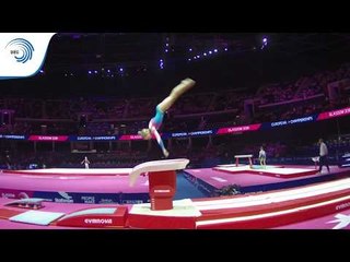 Download Video: Natalia PAWLAK (POL) - 2018 Artistic Gymnastics Europeans, junior qualification vault