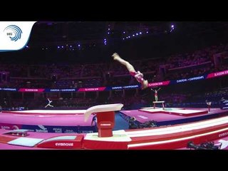 Vladislava URAZOVA (RUS) - 2018 Artistic Gymnastics Europeans, junior qualification vault