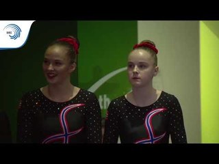 Norway - 2018 TeamGym European bronze medallists, junior mixed team