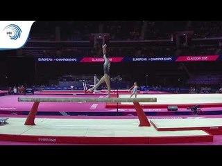 Ece Yagmur YAVUZ (TUR) - 2018 Artistic Gymnastics Europeans, junior qualification beam