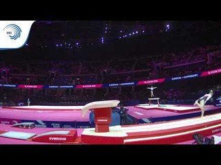 Anastasiya ALISTRATAVA (BLR) - 2018 Artistic Gymnastics Europeans, junior qualification vault