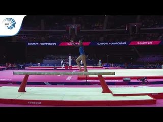 Gudrun HARDARDOTTIR (ISL) - 2018 Artistic Gymnastics Europeans, junior qualification beam