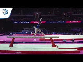 Selma HALVORSEN (NOR) - 2018 Artistic Gymnastics Europeans, junior qualification beam